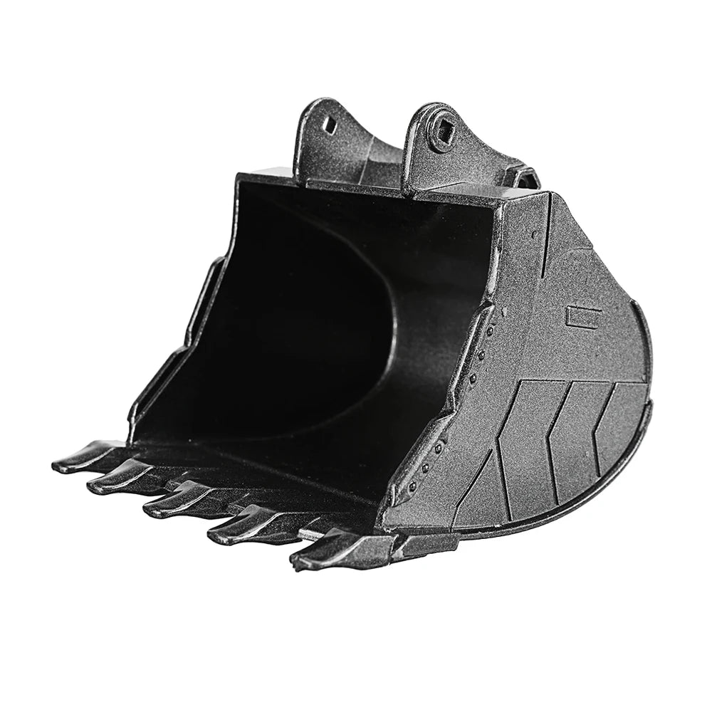 HUINA 1/14 1580 580 23CH Full metal Excavator Gearbox Tooth Box Metal Putter Gripper Quick Hitch Bucket Arm Track Chassis Parts