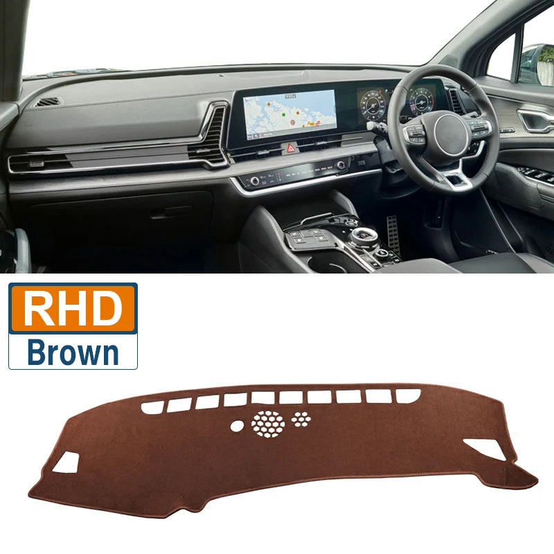 Car Accessories For Kia Sportage NQ5 2022 2023 2024 Dashboard Cover Avoid Light Pad Sun Shade Case Anti-UV Carpets Non-Slip Mats