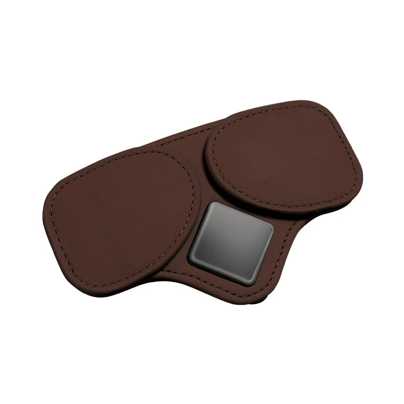 Car-mounted eyeglass holder - sunglasses double holder - car sunshade for storing sunglasses, tickets and cards car accessories