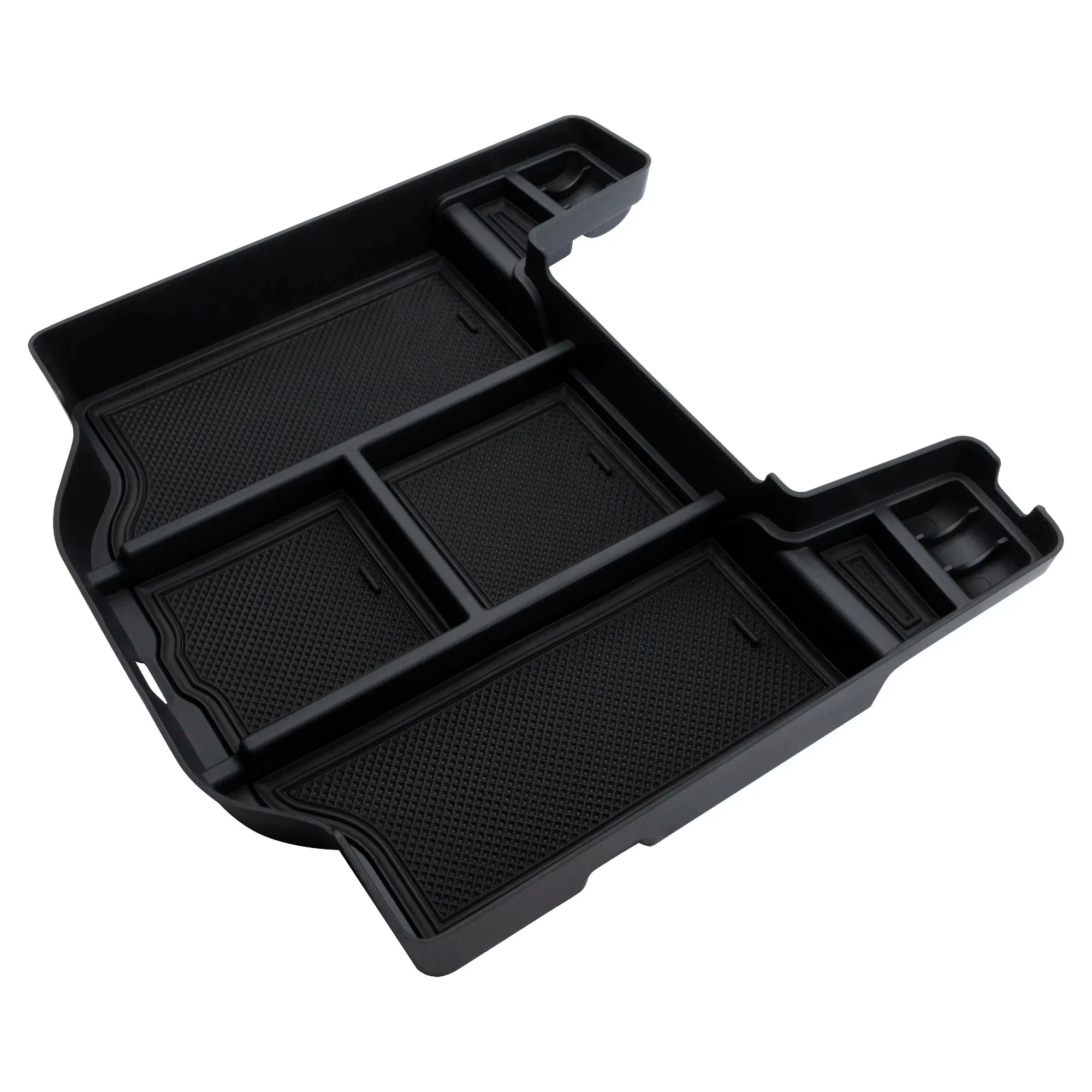 Car Center Console Organizer For Dodge RAM 1500 2500 3500 2019- 2022 Black Car Interior Accessories ABS Secondary Storage Box