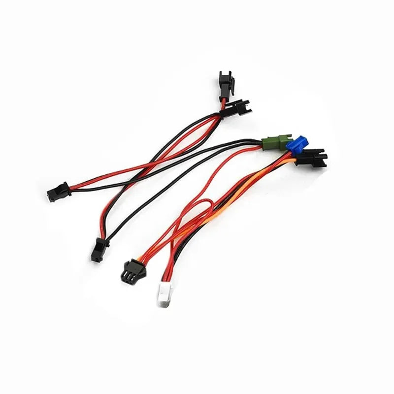 Cable de luz trasera para bicicleta eléctrica (24/36/48 V/60 V), cable de goma resistente para faros delanteros y traseros de bicicleta eléctrica (24-60 V).