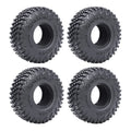 1.0" Soft Rubber Tyre Wheel Tires 63x23mm For 1/18 TRX4M Bronco 1/24 Axial SCX24 Gladiator Fcx24 RC Crawler Upgrade Part