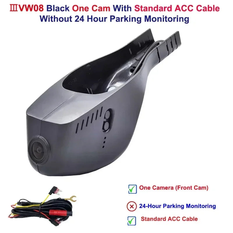 Jabriel for Volkswagen VW Passat B8 Tiguan Arteon Sharan Multivan Tarek Atlas Polo Golf DashCam 1080P WiFi Car-DVR Plug and Play
