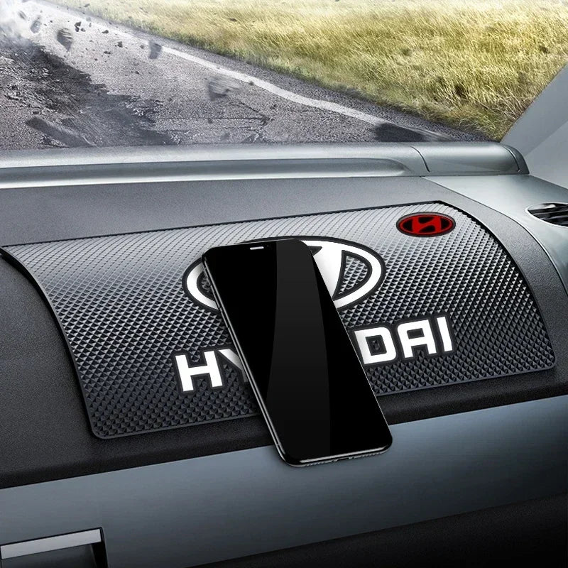 Car Interior Accessories Anti-Slip Mat Auto Non-Slip Pads For Hyundai Tucson Accent Elantra Santa fe I20 I30 I40 ix25 ix35