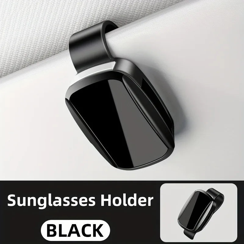 Car Glasses Holder Durable ABS Resin Premium Fashion Glasses Clip  Multifunctional Visor Accessory Fits Various Eyewear Glasses
