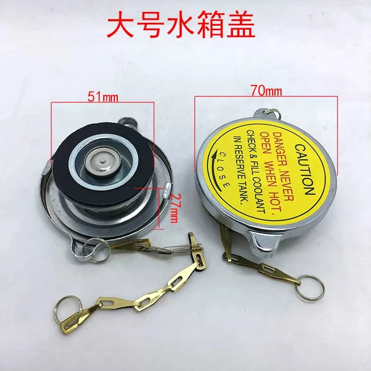 1pc Radiator Water Tank Cover Car Truck Generator Radiator Cap For Loader Forklift TruckTractor Large