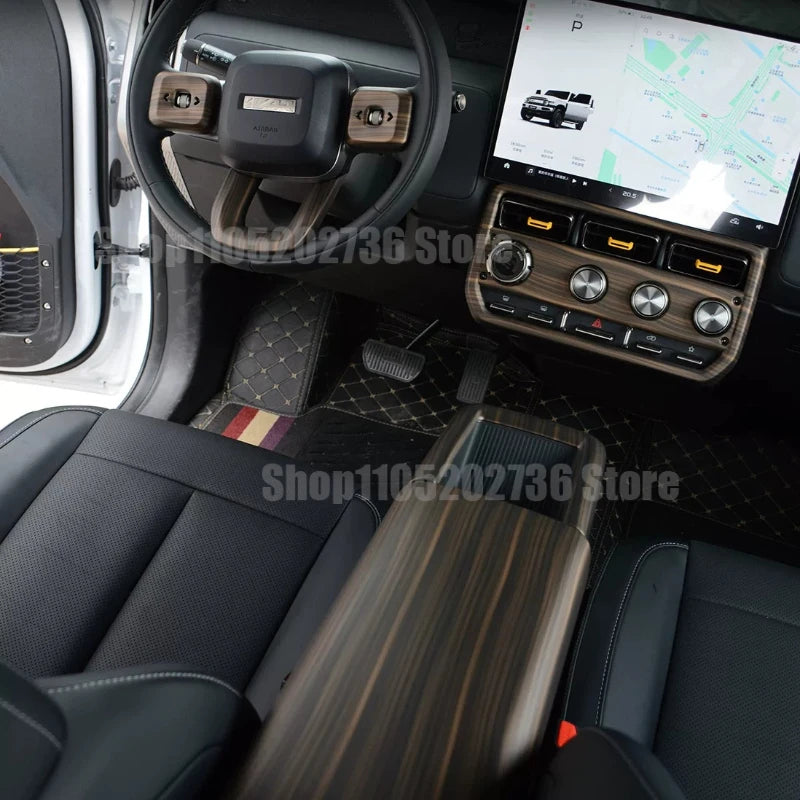 for Chery iCAR V23 2025 2026 Interior Accessories Control Overlays Cover Trim Door Handle Gear Shift Panel Steering Wheel