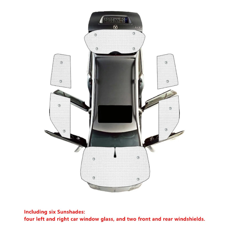 Car Full Coverage Sun Visor For Volkswagen VW Taos 2019 2020 2021 2022 2023 Auto Accessories Anti-UV Protection Window Sunshade