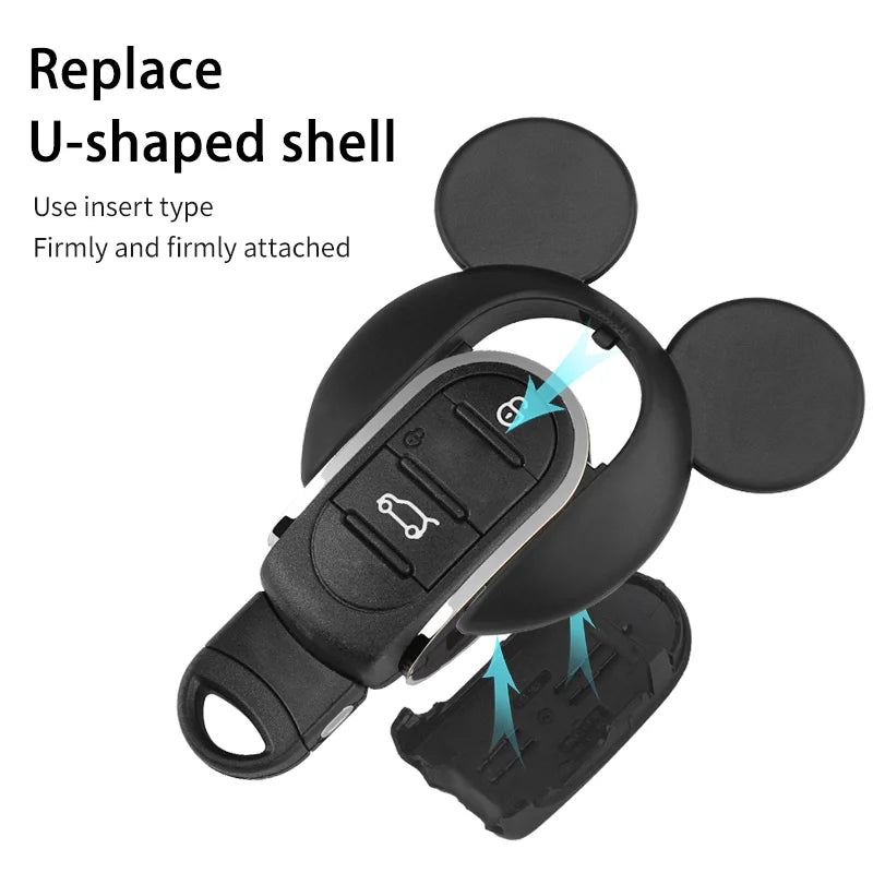 Car Key Case Protector Cover For Mini Cooper S JCW F56 F60 F55 F54 F57 Countryman Clubman Car Styling Key Decorative Accessories