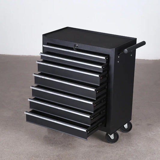 7/5Drawers Tool Cabinet Auto Car Repair Mobile Tool Trolley Multifunctional Workshop Parts Cabinet Iron Storage Box