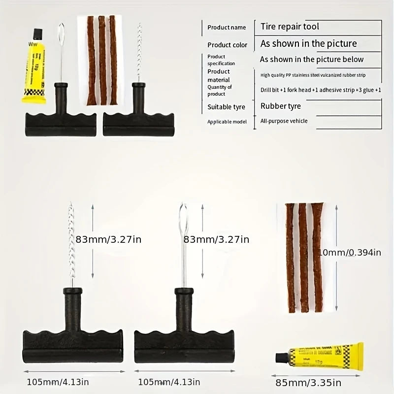 Tire Repair tools Essential car and motorcycle tire repair tools - be ready for any emergency!