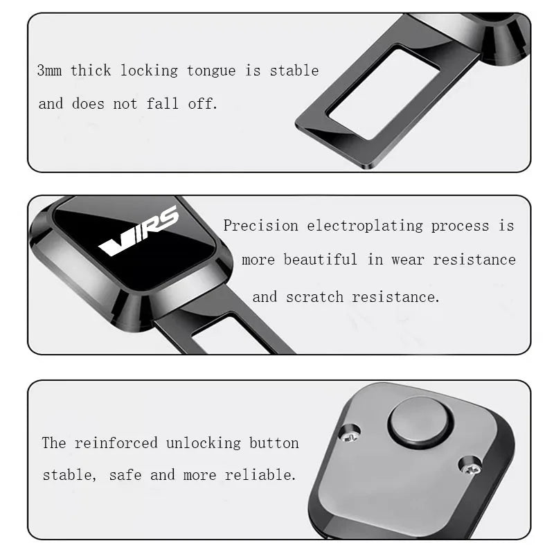 For Skoda Octavia Virs RS IV car Accessories Car Safety Belt Extension Plug Buckle Seatbelt Clip Adjustable Extender 
