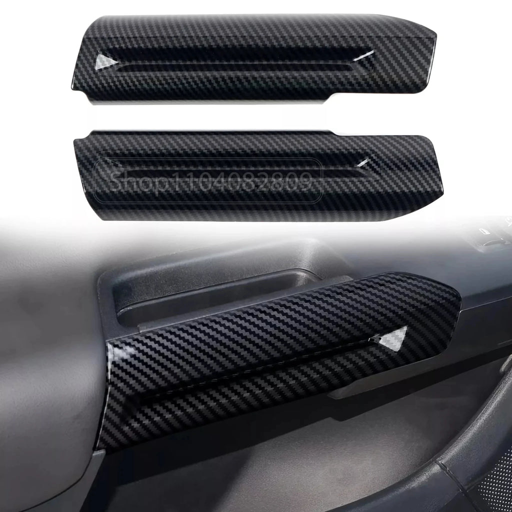 ABS Carbon Fiber Interior Accessories Kit Trim Cover For Ford Mustang AT MT 2024 2025 Center Conlose Gear Shift Panle Decoration
