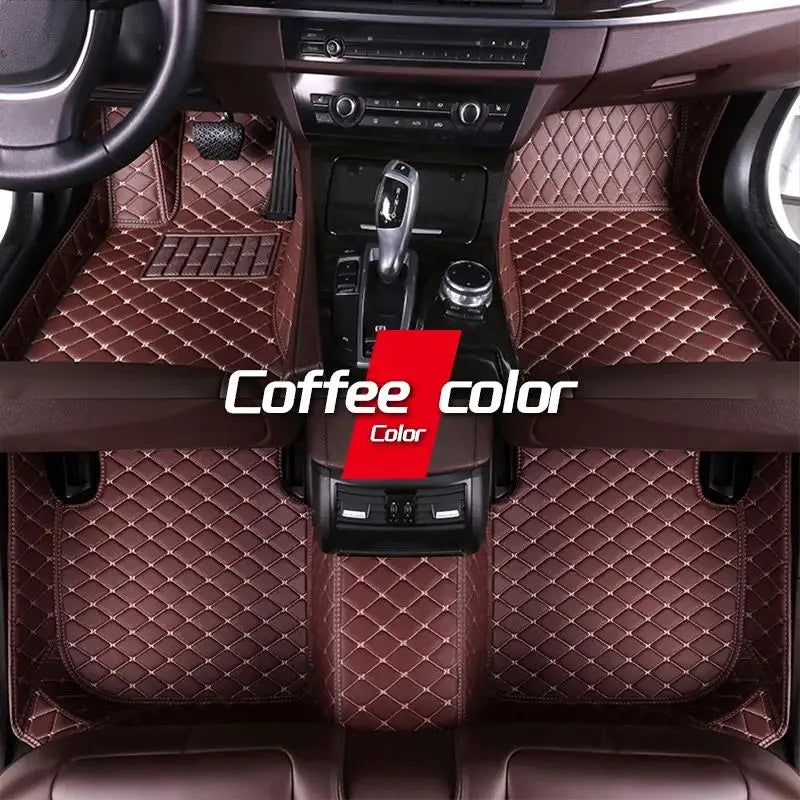 Custom Made Leather Car Floor Mats For Dacia Duster 2010 2011 2012 2013 2014 2015 2017 Carpets Rugs Foot Pads Accessories