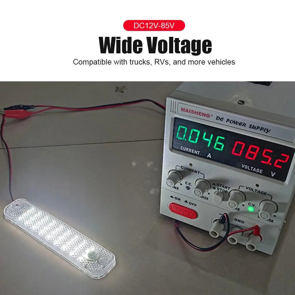 Car LED Dome Light 36LED 12V-85V Truck Interior Light With Switch Night Reading Ceiling Light For RV Motorhomes Marine