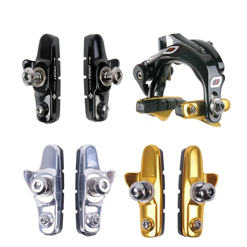 1 Pair Road Bike Folding Brake Shoes Pads LightWeight  for Parts k7 Tertro C-Brake Caliper Bicycle Parts