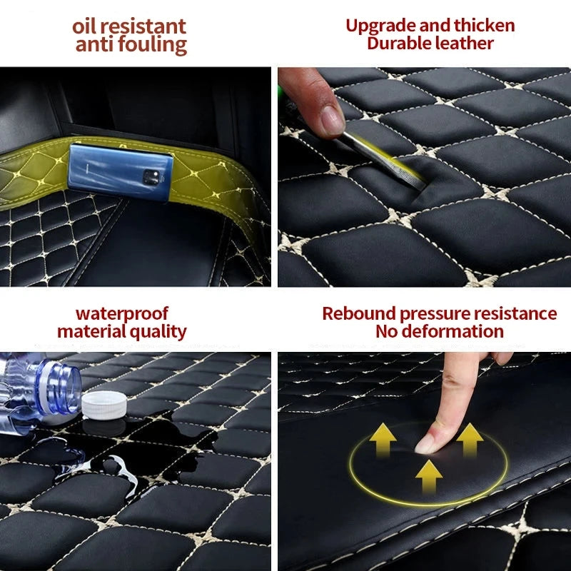 Car Floor Mats For Chrysler 300 300C 2004~2010 Non-slip Carpets Leather Floor Mat Rugs Pad Car Accessories Anti-dirt pad 2008