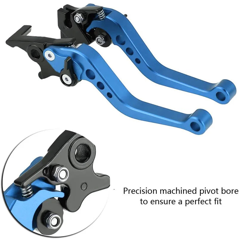Motorcycle Clutch&Brake Handle-Universal Adjustable Double Disc Brake Lever for Drum&Disc Brakes-Upgrade Your Bike's Performance
