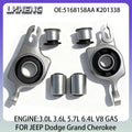 ENGINE PARTS Control Arm Bushing Kits Fit 3.0L 3.6L 5.7L 6.4L V8 GAS FOR Jeep Dodge Grand Cherokee 11-24 5168158AA K201338 EXF