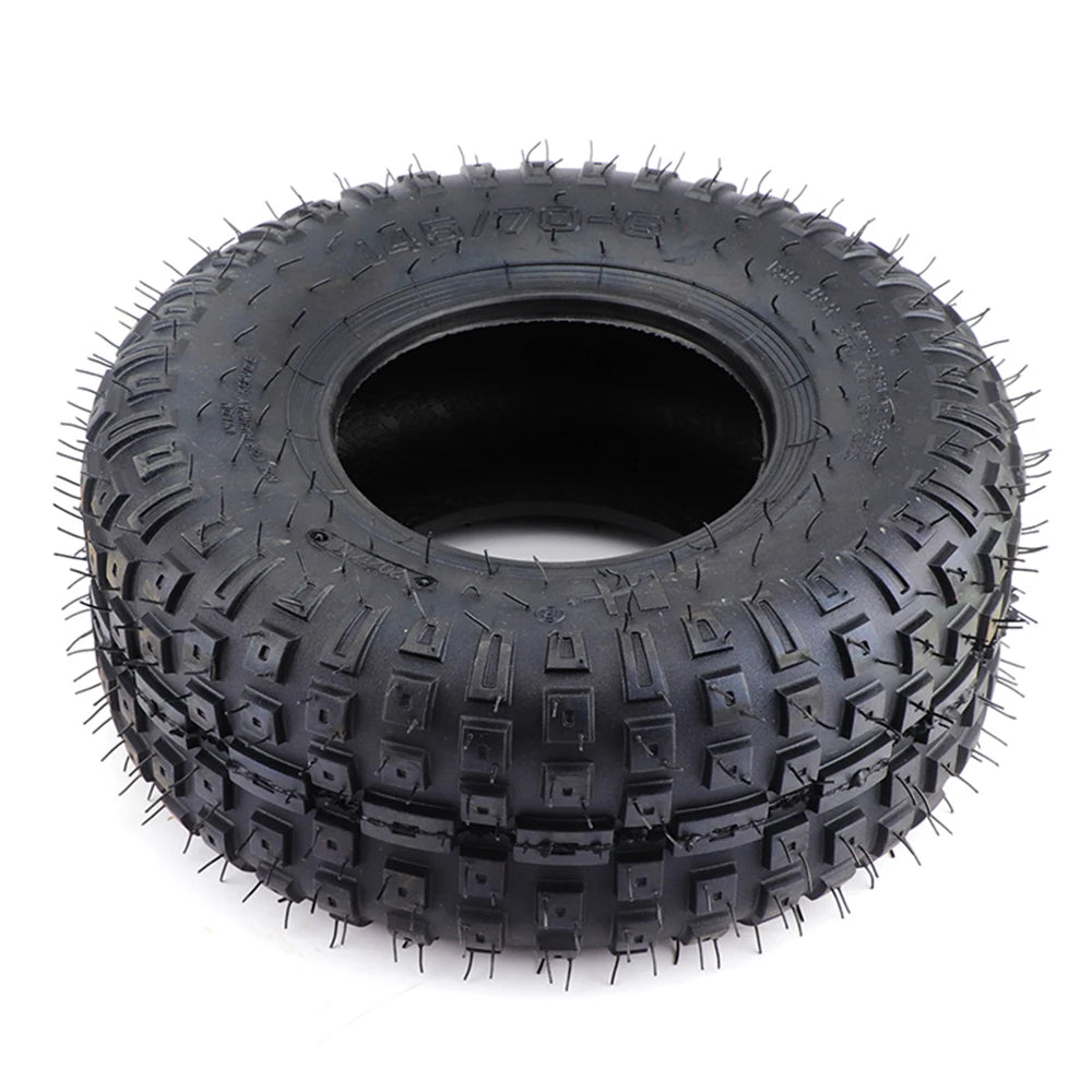 145/70-6 Tubeless Tire 6 Inch ATV Tyre for Four Wheel Vehicle 50cc 70cc 110cc Small ATV Front or Rear Wheels