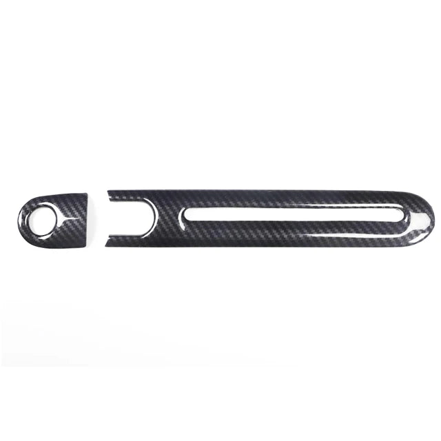 Car Carbon Styling Interior Modification Electric Window Decoration Cover For Smart Fortwo 451 Car Accessories Sticker