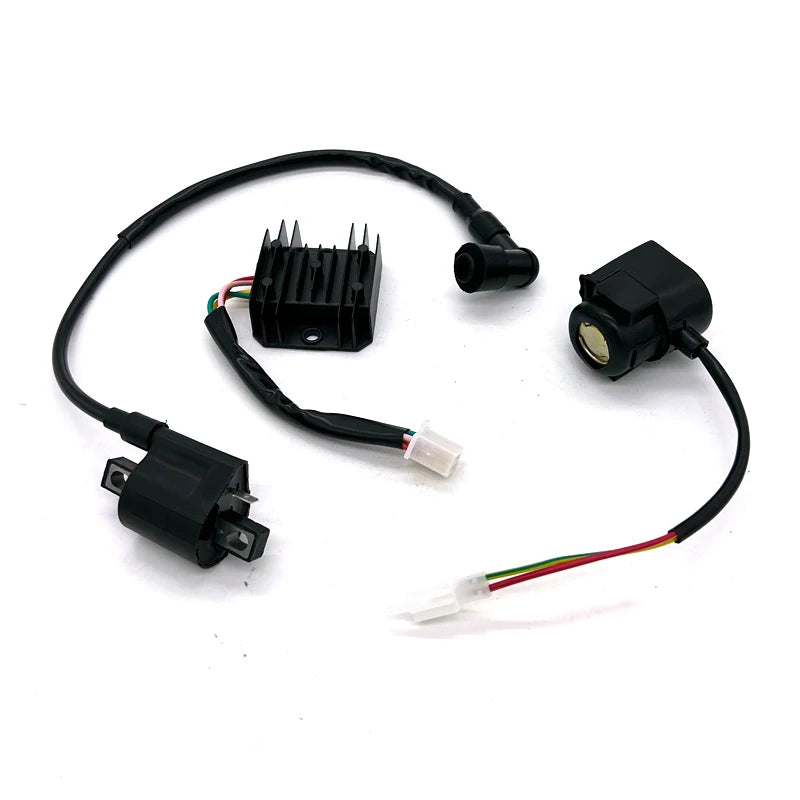 Complete Electrics Wiring Harness Spark Plug CDI Ignition Coil Kit For Chinese Dirt Bike 125cc-250cc ATV UTV Quad Go Kart