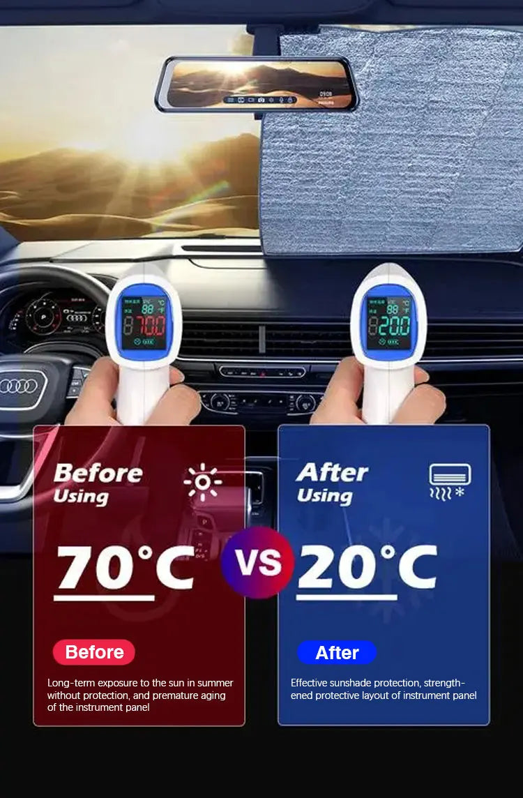 Car Full Coverage Sun Visor For Volkswagen VW Taos 2019 2020 2021 2022 2023 Auto Accessories Anti-UV Protection Window Sunshade
