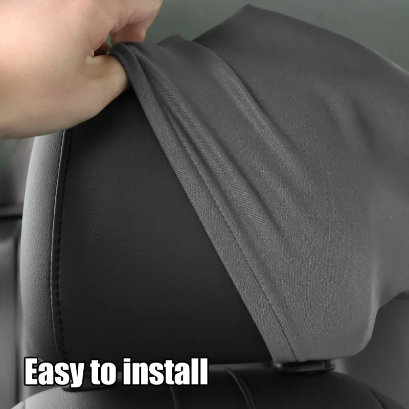 Car Seat Headrest Cover Anti-Dirty Elastic Protective Cover Car Interior Products Modified Seat Cover for Lorry Sedan Universal