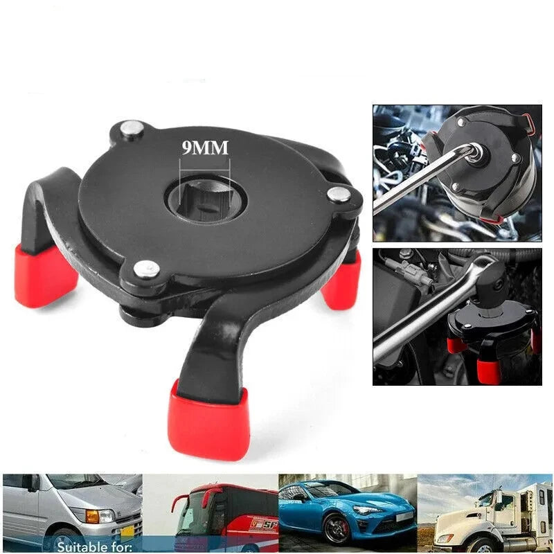 Universal 3 Jaw High Quality Oil Filter Remover Tool Cars Oil Filter Removal Tool Interface Special Tools Oil Filter Wrench Tool