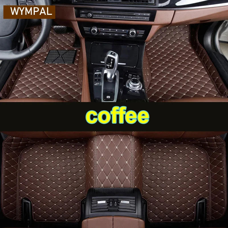 Car Floor Mats For Audi 80 Cabriolet B4 1992 1993 1994 1995 1996 Water Proof Pads Floor Carpet Car Mats Full Set Car Accessories