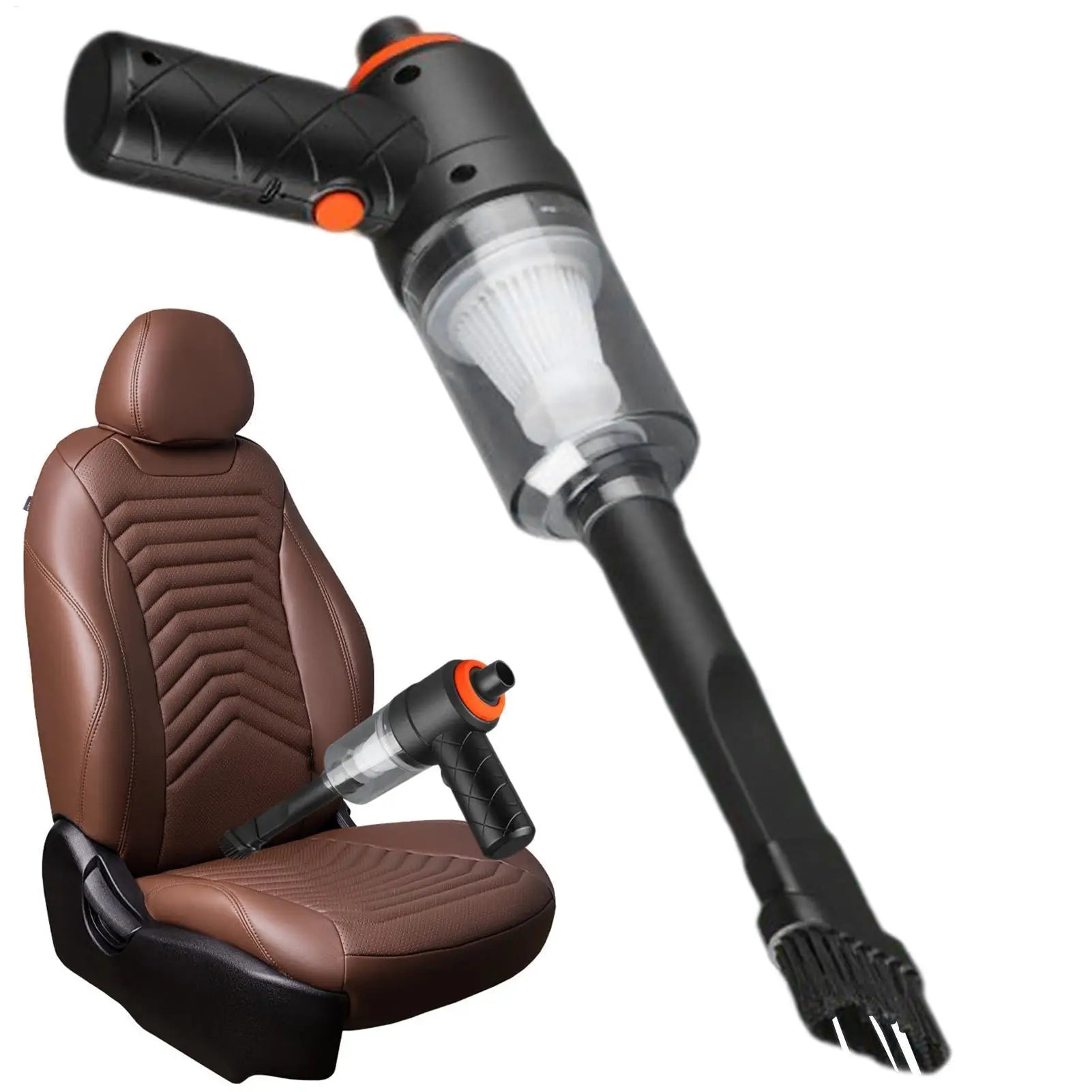6000pa Wireless Mini Car Vacuum Cleaner, Duall Purpose Pet Hair Dryer With Suction And Blowing Function,Vacuum Carpet Cleaner