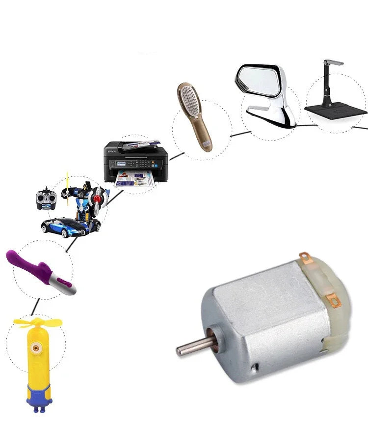 2/5/10Pcs 130 Micro DC Motor 3V-6V 8000RPM Miniature Electric motor four-wheel motor small DIY Toys Hobbies Smart Car