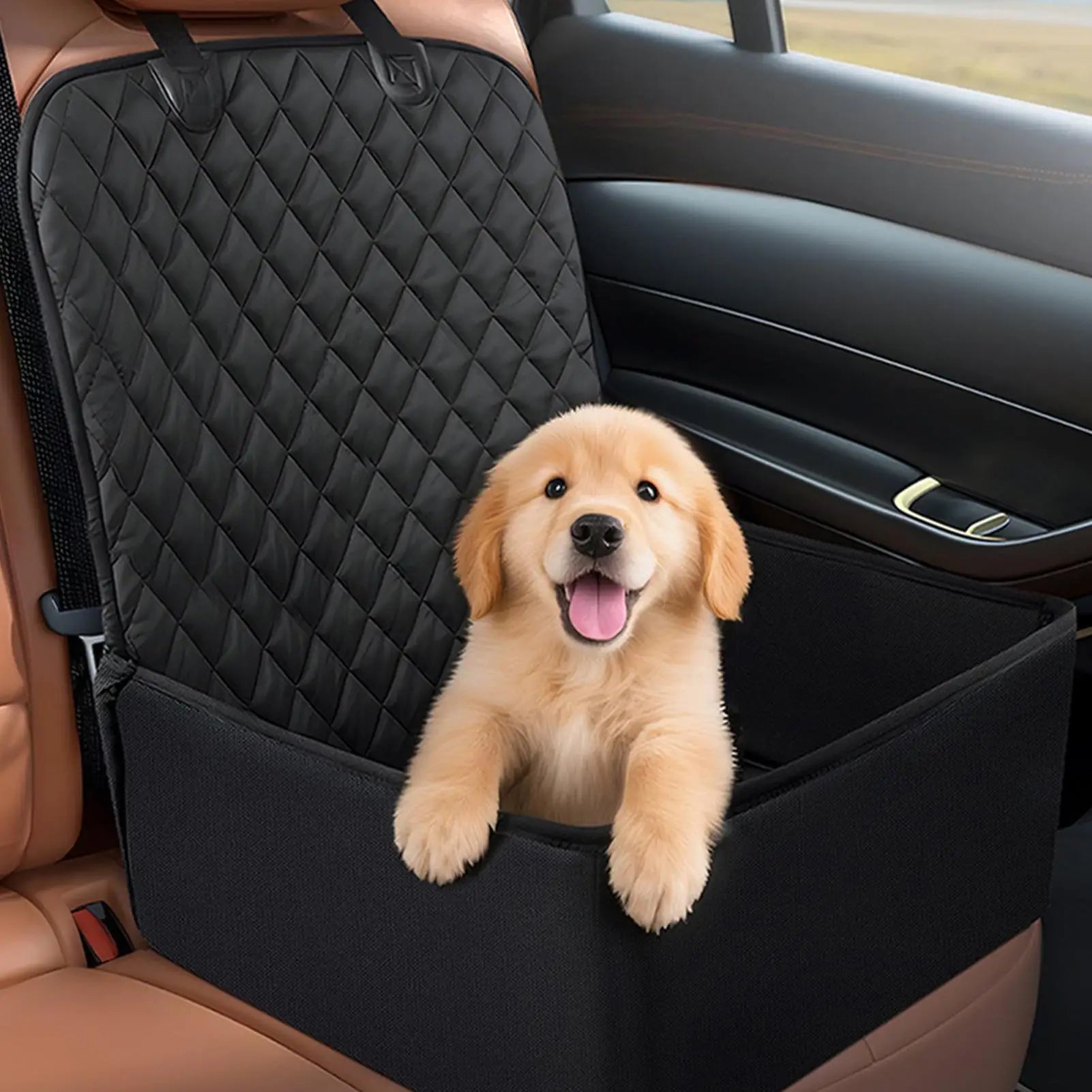 For Truck Dog Car Seat Large Waterproof Pet Seat Cover for Cars Booster Cushion Protector Carrier for Bed Barrier Backseat Truck