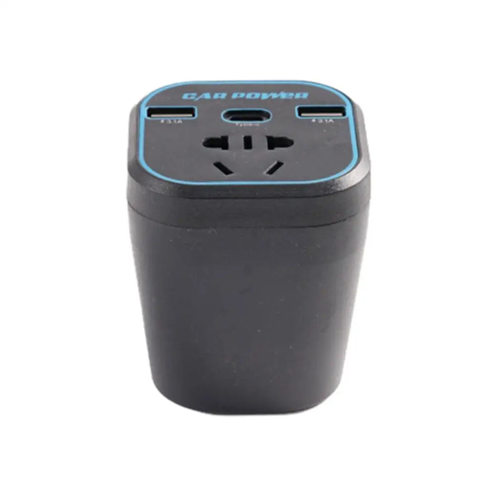 12V/24V To 220V Car Multifunctional Charger For Laptop Tablet Camera MAX 200W Car Power Inverter Fast Charging Type-C Charger