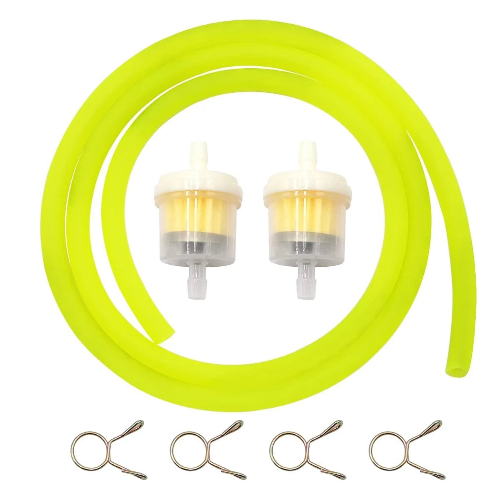 5mm Gas Fuel Filter Hose Tube Line for ATV Motorcycle Dirt Bike Go Kart Moped Pocket Bike Tao Tao Scooter with Fuel Filter