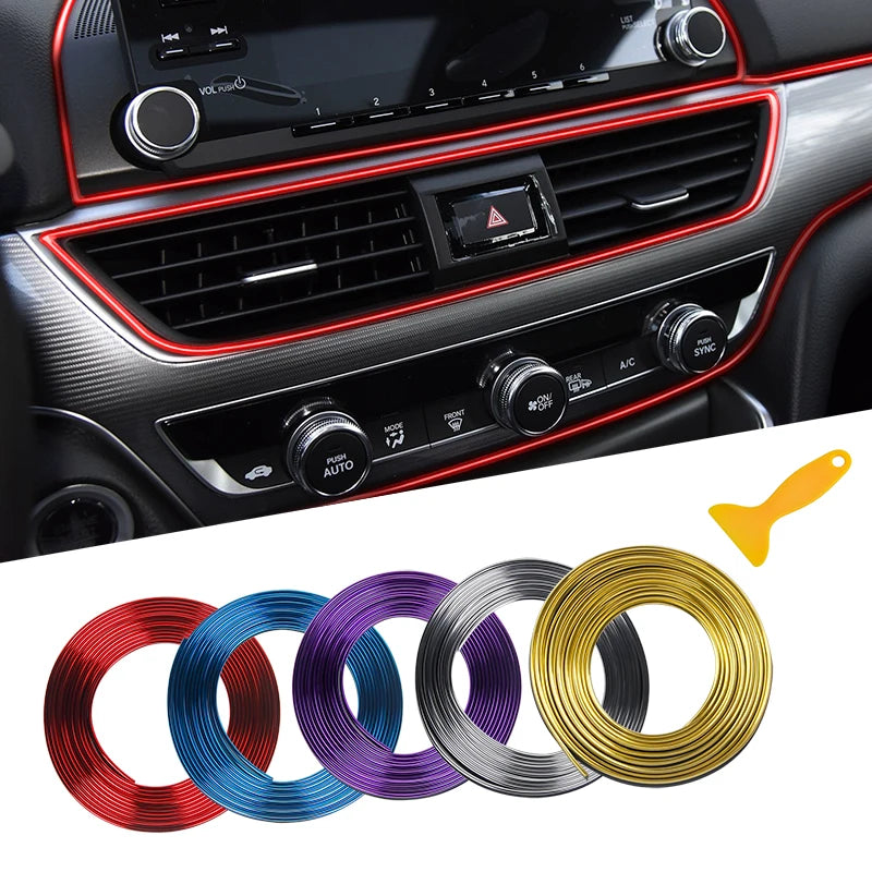 Universal Car Accessories Insert Trim Styling Interior Decor for Seat Leon Mk3 Car Accessories W177 Renault Clio