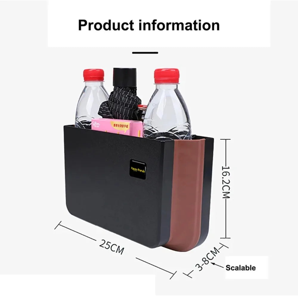 Car Organizer Net for Storage Bag Auto Pocket Tablet Phone Glasses Protection Tray Back Table Rear Seat Cup Holder Auto Parts
