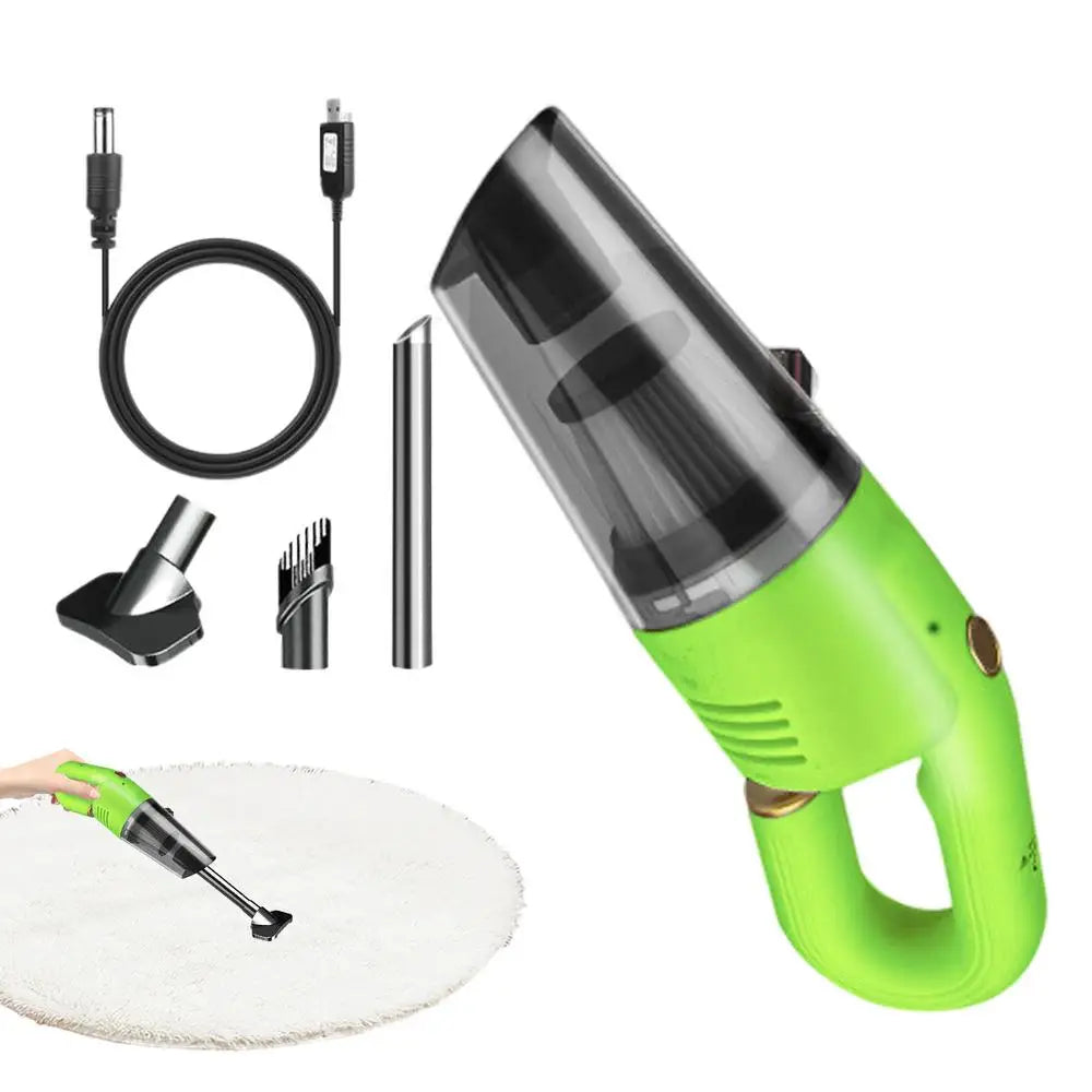 Cordless Car Vacuum High Power 120W Vacuum Cleaner With 3 Nozzles 9500Pa Strong SuctionHand Vacuum Portable For Car Home Desk