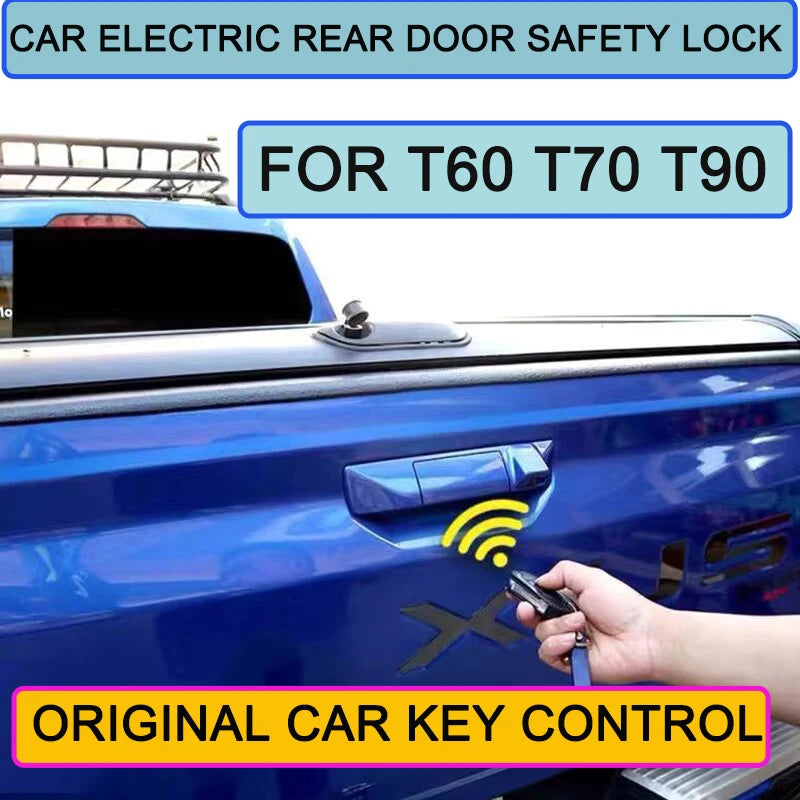 For SAIC MAXUS T60 T70 T90 Chery Chevrolet S10 MAX 2023 Tailgate Safety Lock Electronic Car Accessory
