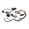 Motorcycle Electrics Wiring Harness Spark Plug CDI Ignition Coil Key Switch Kit For Dirt Bike 50cc-110cc ATV UTV Quad Go Kart