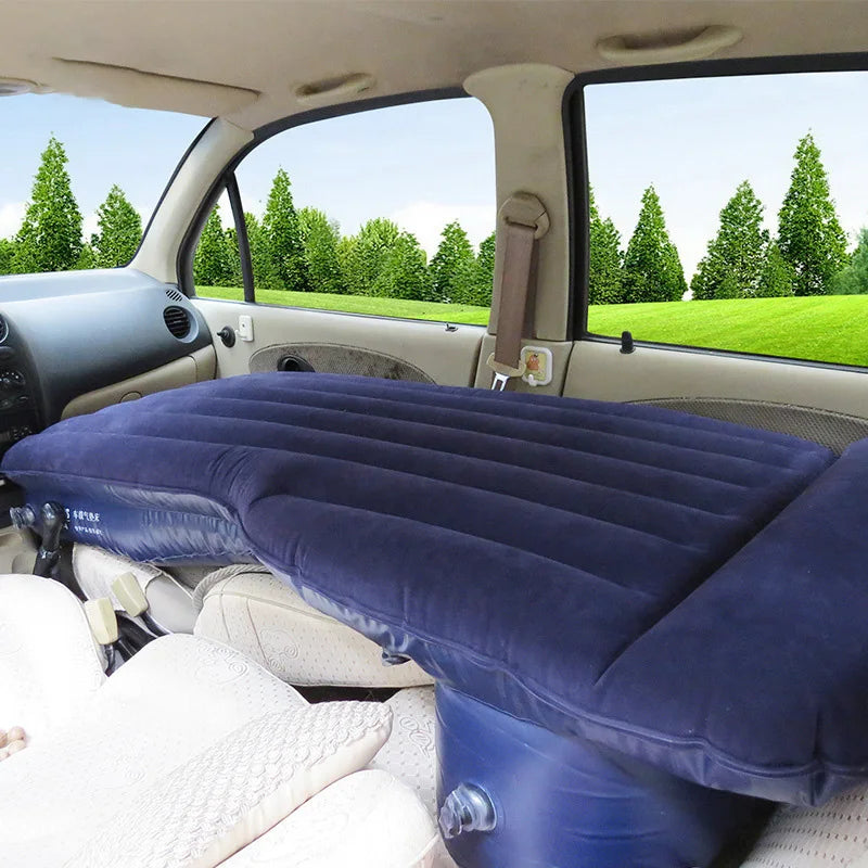 Car Travel Bed Universal Inflatable Car Mattress Portable Folding Travel Camping Air Mattress Suv Truck Sedan Sleep Rest Pad