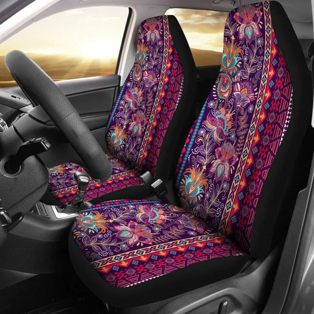 Bohemian Hippie Car Seat Covers Car Seat Accessories Retro Modern Car Decor Vehicle Hippie Van Seat Covers