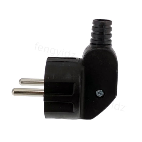 3PCS 4.8mm EU Schuko Plug Male Replacement Outlets Rewireable 250V 16A IP44 Connector Electeic Socket For Power Extension Cable