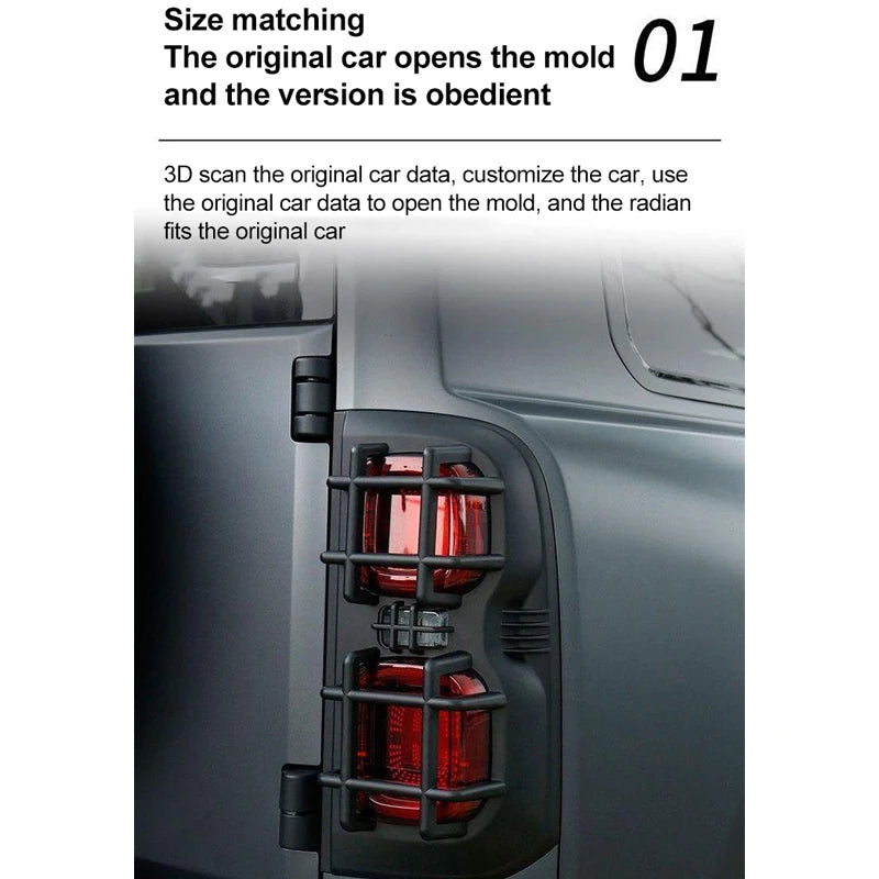 Car Head Lights Lamp Covers For Haval H9 MK2 Accessories 2025 2024 2026 Auto Parts Modified Surround Trim Taillights Cover Guard