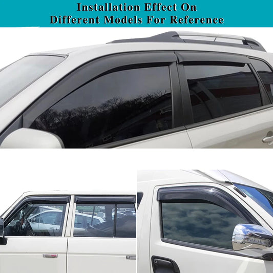 Window Visor for Volvo V70 2000 2001 2002 2003 2004 2005 2006 2007 Wind Deflectors Rain Guards Door Visor Vent Shades Ventvisor