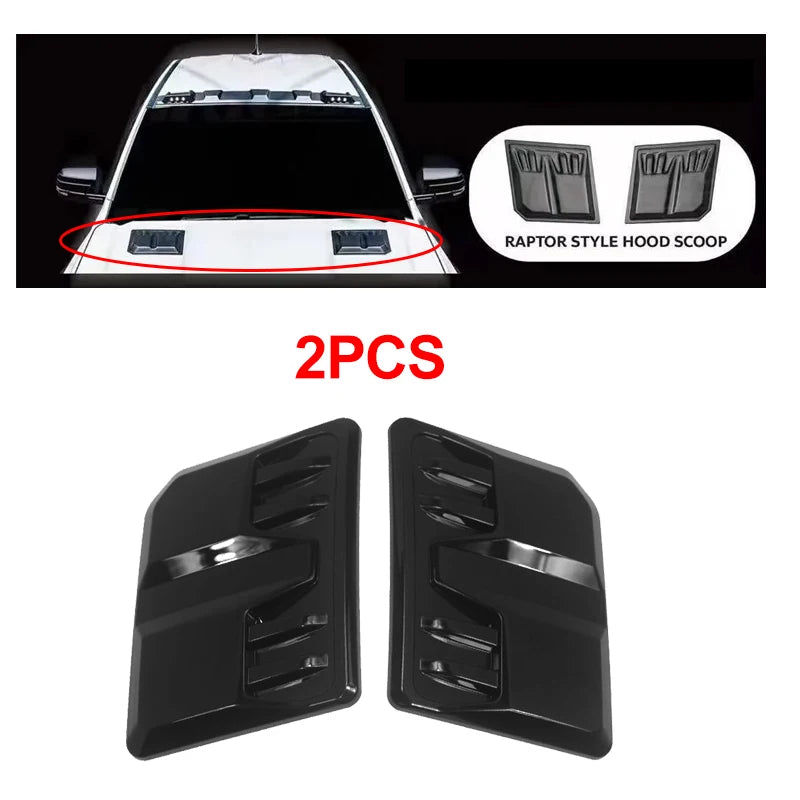 Accesorios exteriores para coche, rejilla de entrada de aire ABS para Ford Ranger T9 T6 MK2 Raptor 2023 2024 2025, embellecedor de entrada de aire, piezas de coche