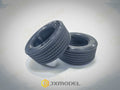 2 PCS JXMODEL RC 1/14 Truck Tire High Quality Rubber Tires Tyres For Tamiya 1/14 RC Tactor Tipper Truck Semi-trailer DIY Parts