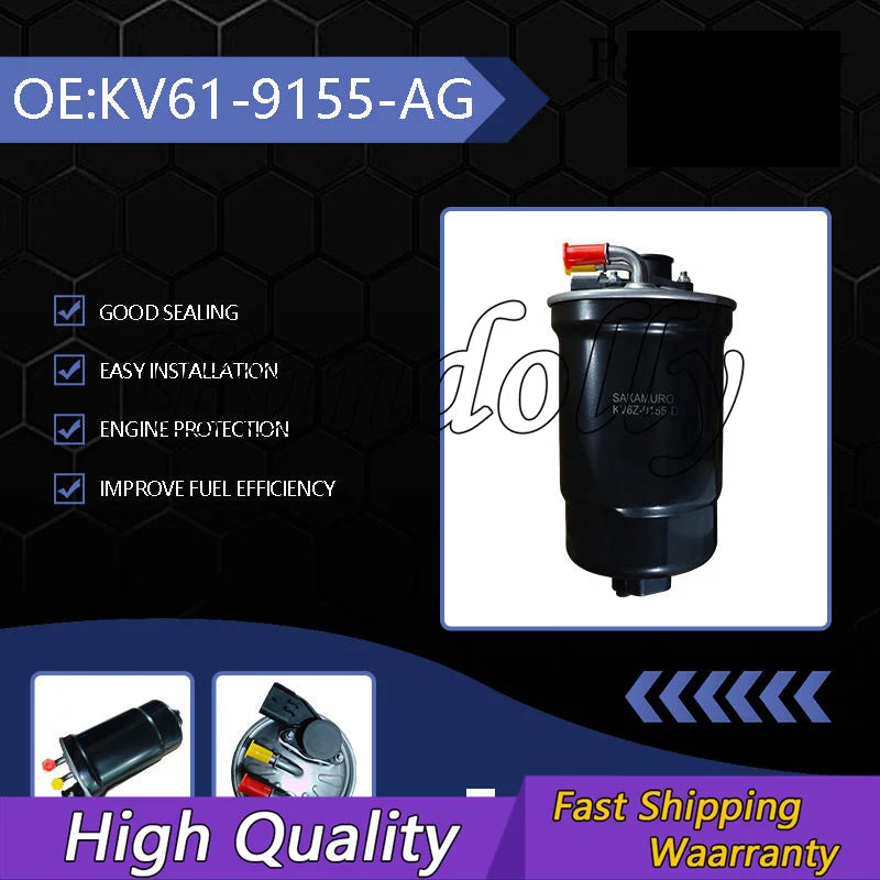 KV61-9155-AG Car Fuel Filter For Ford Ranger 2.0L 2023 Everest 2.0L 2023 JB3C-9155-AC KV6Z9155D Automotive Accessories