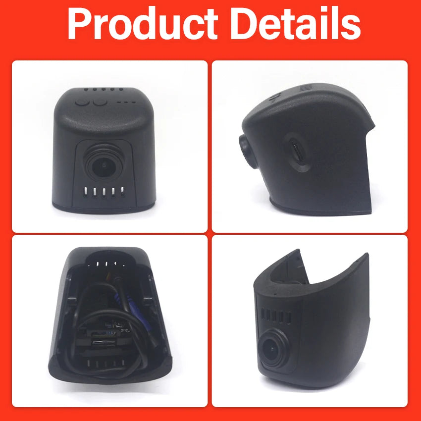 Dash Cam Car Camera for Porsche Cayenne Panamera Macan Taycan Cayman 911 Turbo 718 Boxster,HD 4K Wireless Wifi DVR Cam Dashcam
