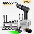 CENRR 98000PA Mini Car Vacuum Cleaner Cordless Powerful Wireless Car Cleaner HandHeld Portable Vacuum Cleaner Air Gun